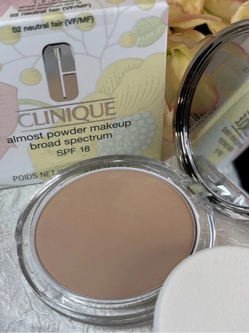 Clinique Almost Powder MakeUp SPF 15 - 02 Neutral Fair - Full Size NIB